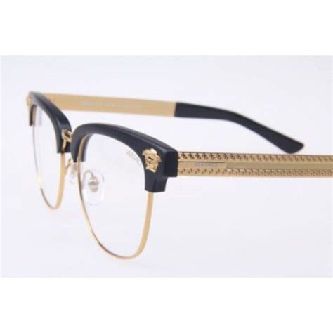 mens versace reading glasses|versace gold frame glasses men's.